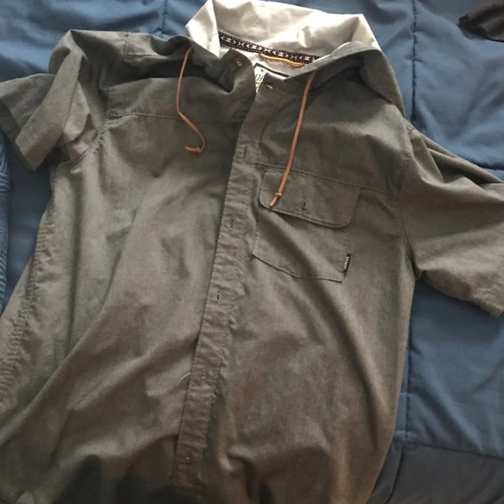 Zumiez Hooded Button Down Tee